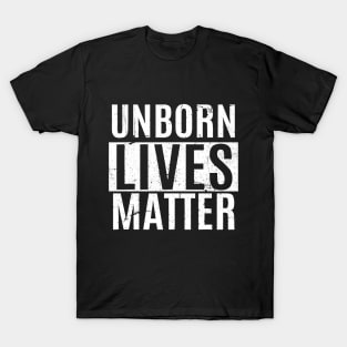 Unborn Lives Matter Anti-abortion Pro-Life Fetus T-Shirt